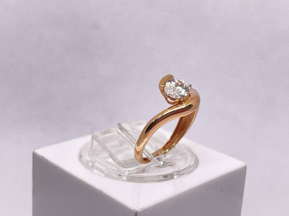 КОЛЬЦО С КАМНЕМ (Au 585)