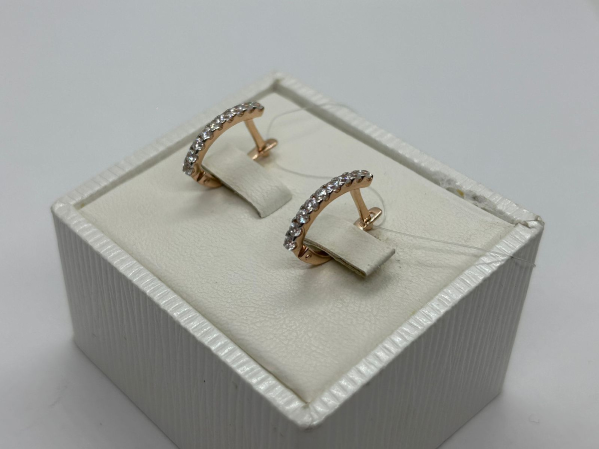 СЕРЬГИ С КАМНЯМИ (Au 585)