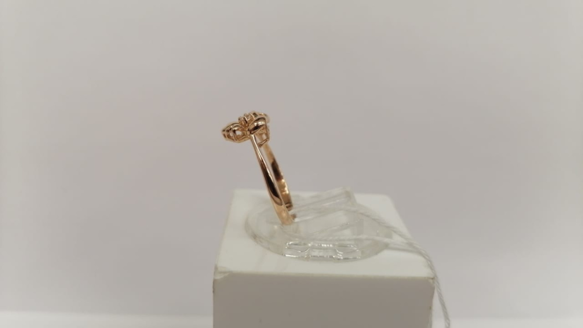 КОЛКМ585 КОЛЬЦО С КАМНЕМ (Au 585)