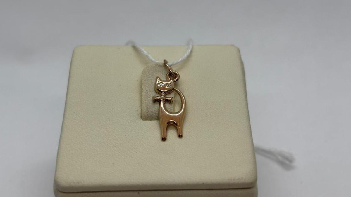 ПОДКМИ585 ПОДВЕСКА С КАМНЯМИ (Au 585)