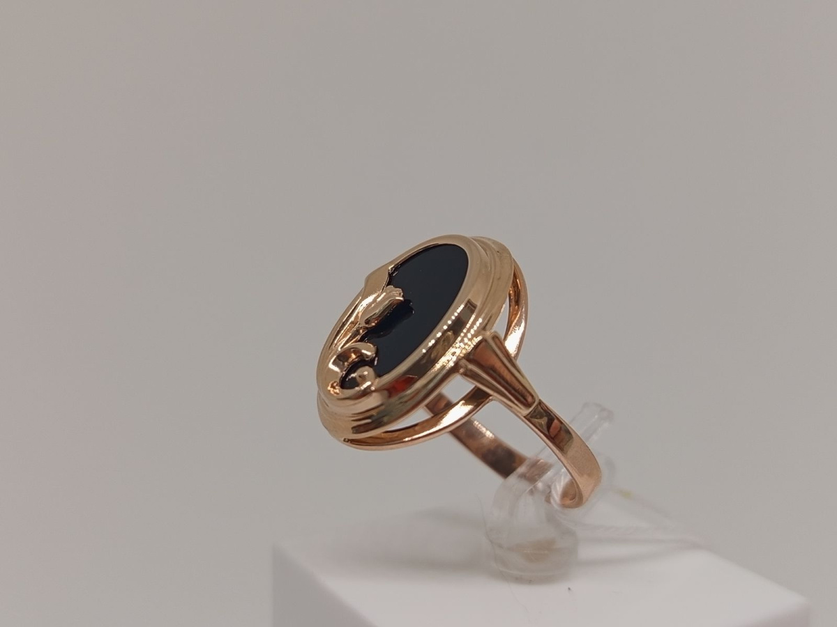 КОЛКМ585 КОЛЬЦО С КАМНЕМ (Au 585)