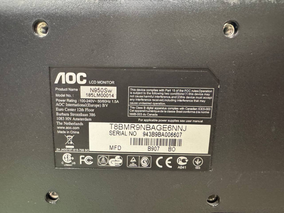 Монитор AOC 185lm00014