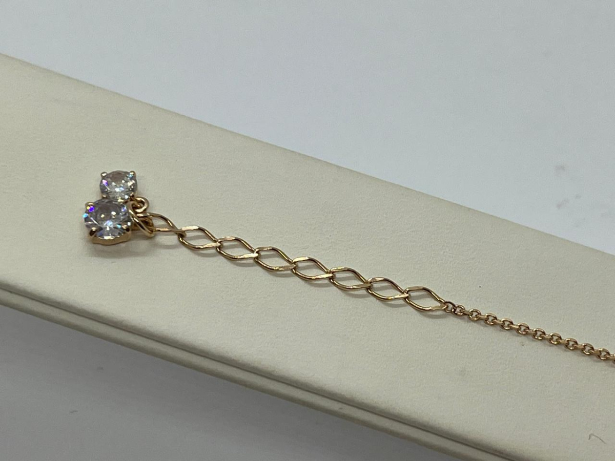 Б585 БРАСЛЕТ С КАМНЯМИ (Au 585)