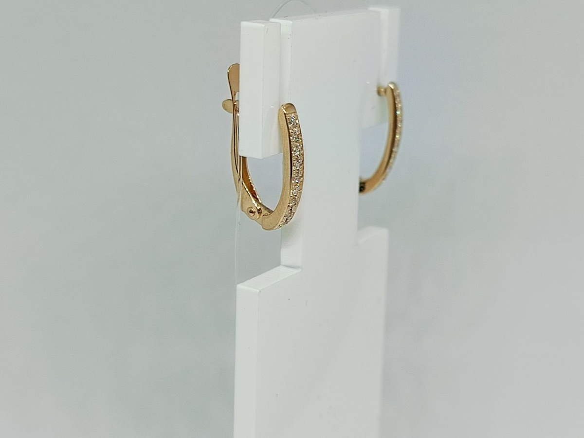 СЕРЬГИ С КАМНЯМИ (Au 585)