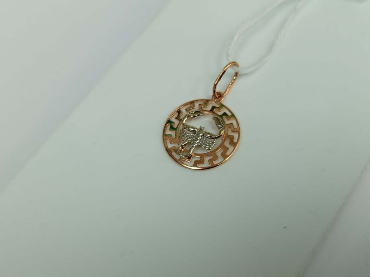 ПОДВЕСКА ЗНАК ЗОДИАКА СКОРПИОН Au 585