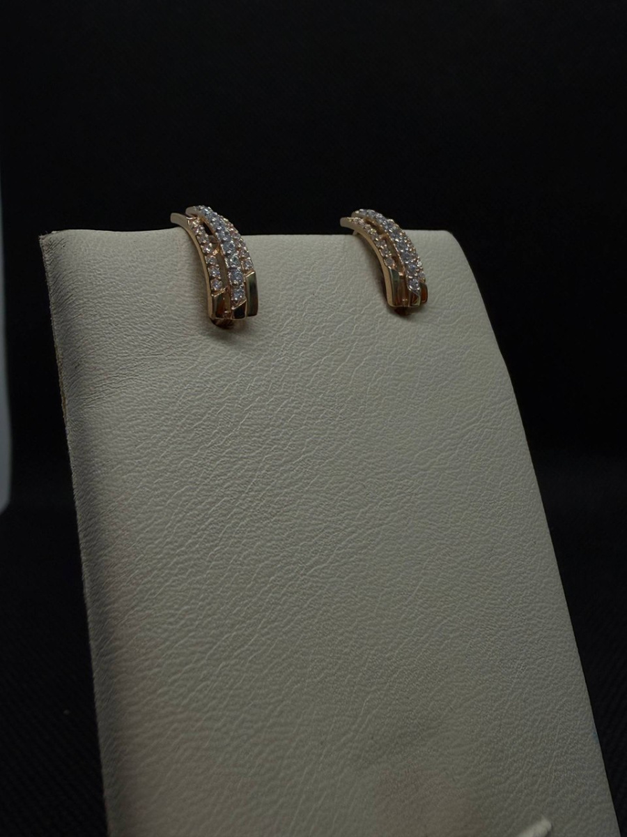 СЕРЬГИ С КАМНЯМИ (Au 585)