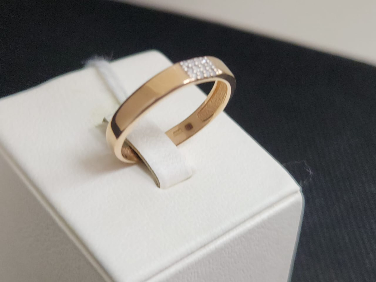 КОЛКМИ585 КОЛЬЦО С КАМНЯМИ (Au 585)