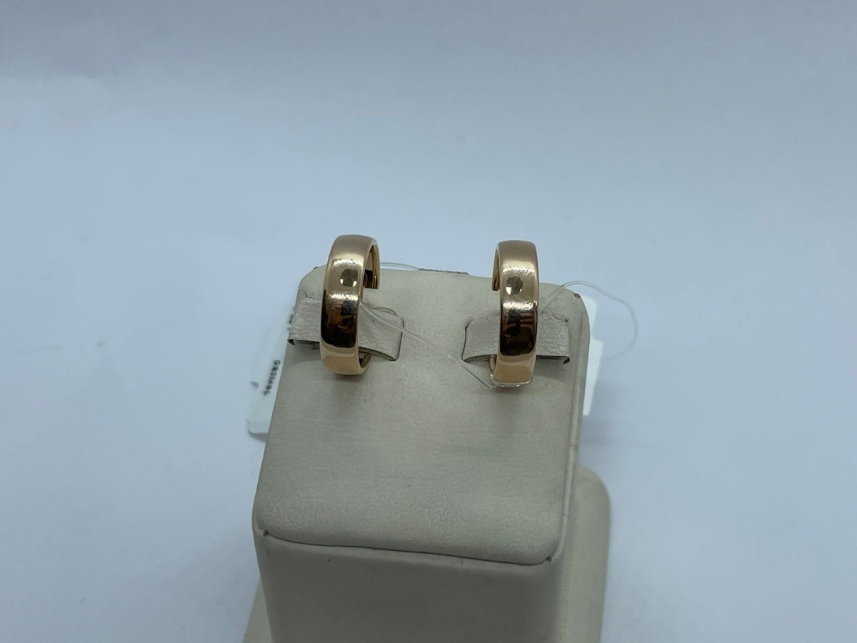 СЕРЬГИ КОНГО без камня (Au 585)