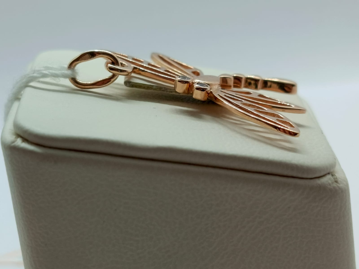 ПОДКМИ585 ПОДВЕСКА С КАМНЯМИ (Au 585)