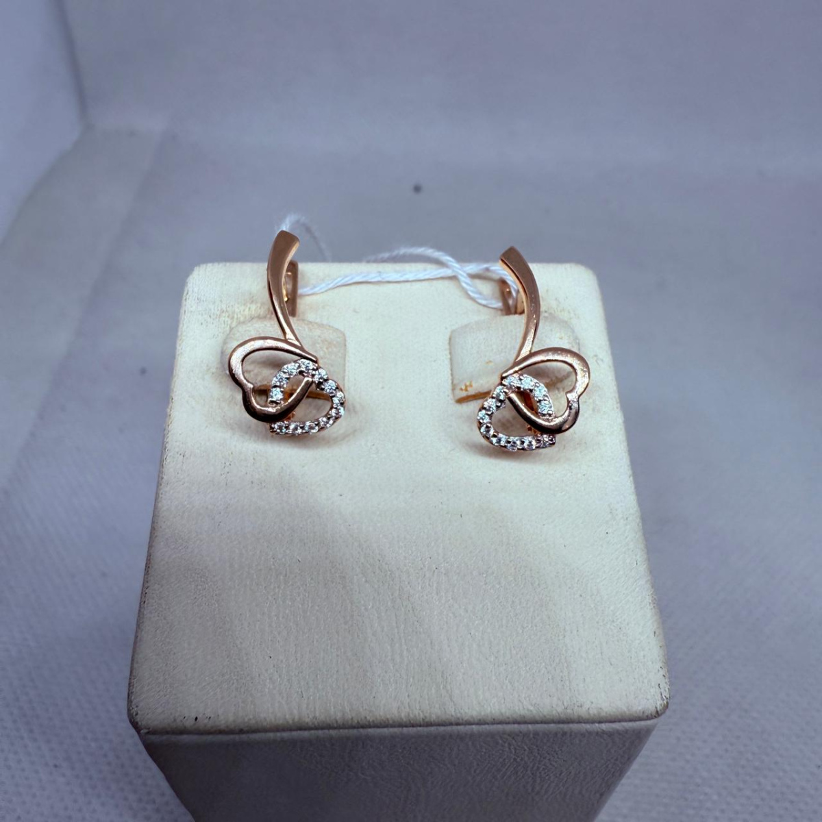 СКМИ585 СЕРЬГИ С КАМНЯМИ (Au 585)