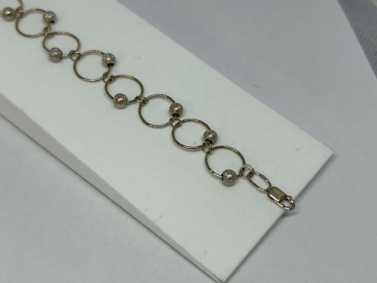 БРАСЛЕТ ПОЛНОВЕСНЫЙ Фантазия Au 585