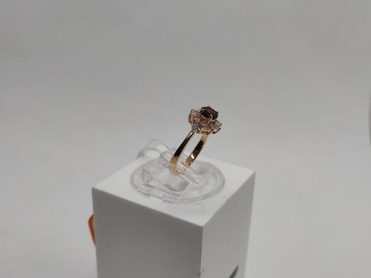 КОЛКМИ585 КОЛЬЦО С КАМНЯМИ (Au 585)