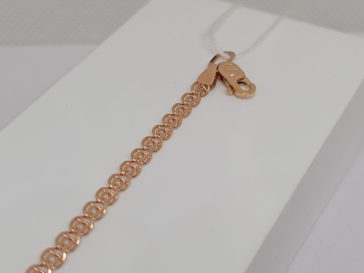 БРАСЛЕТ ПОЛНОВЕСНЫЙ Лав Au 585