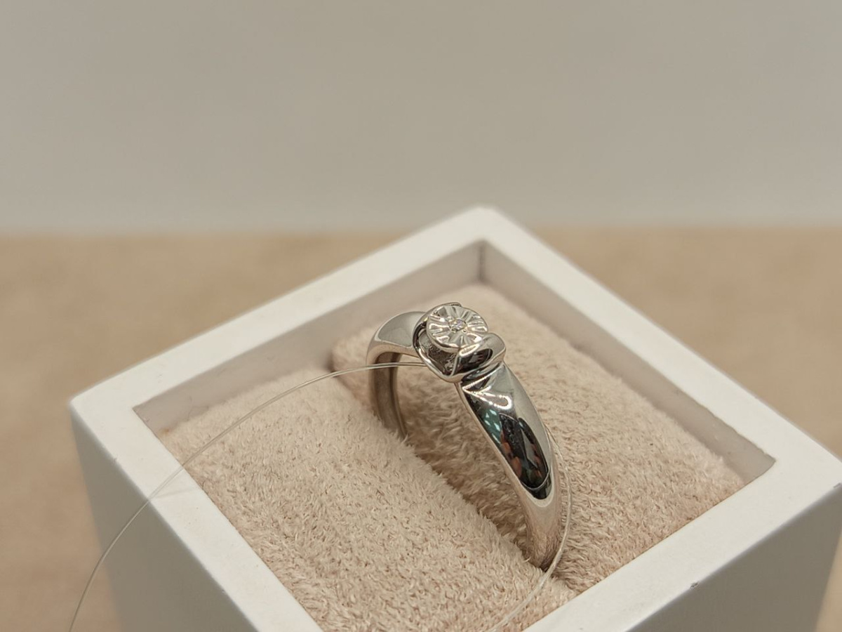 КОЛЬЦО БРИЛЛИАНТ (Ag 925)