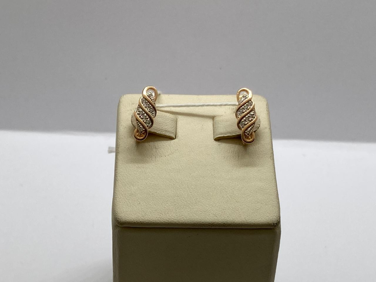 СЕРЬГИ С КАМНЯМИ (Au 585)