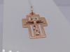 ПОДВЕСКА КРЕСТ БЕЗ КАМНЯ (Au 585)