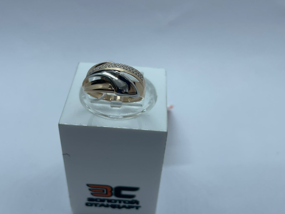 КОЛКМИ585 КОЛЬЦО С КАМНЯМИ (Au 585)