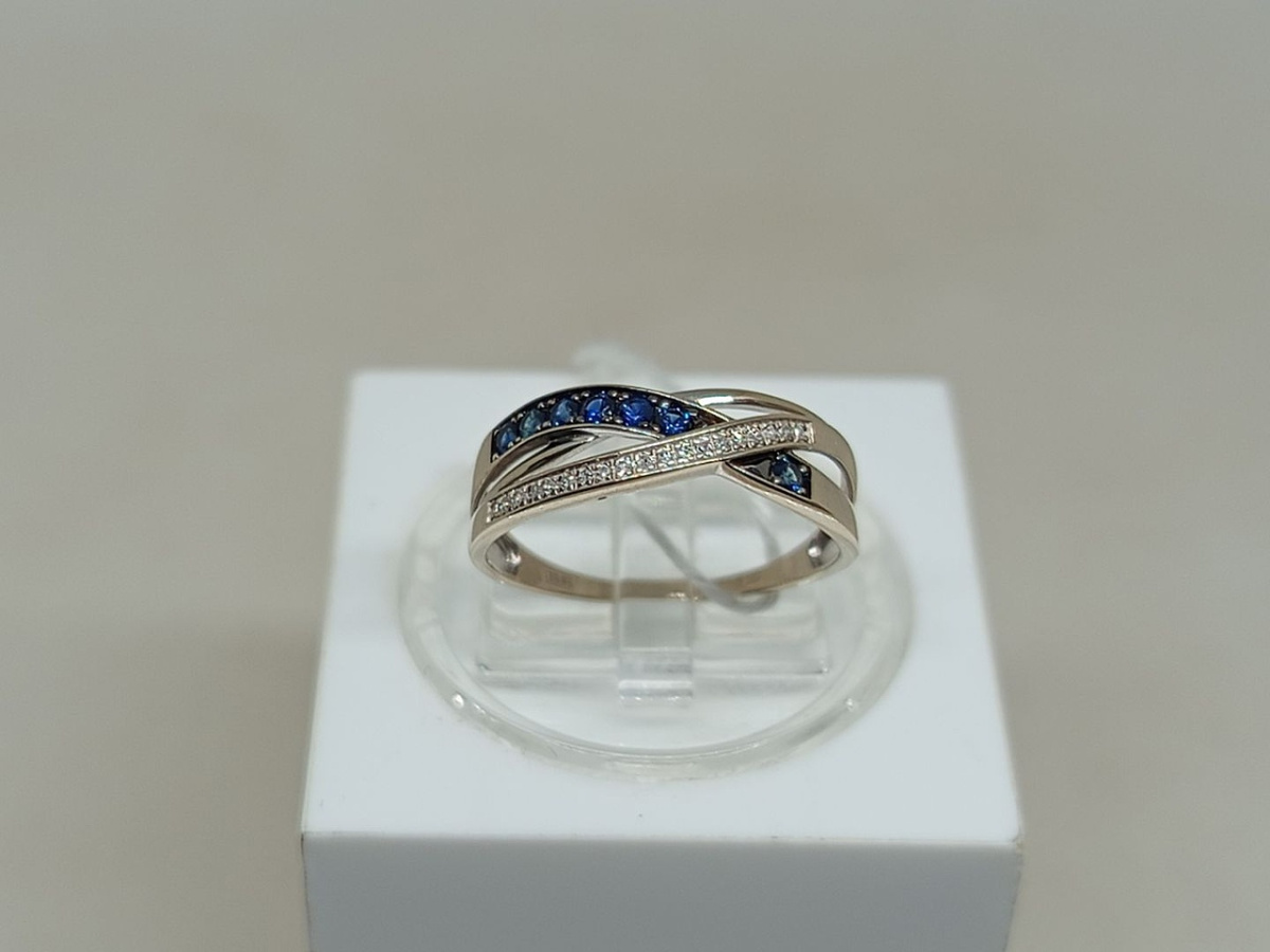 КОЛКМИ585 КОЛЬЦО С КАМНЯМИ (Au 585)