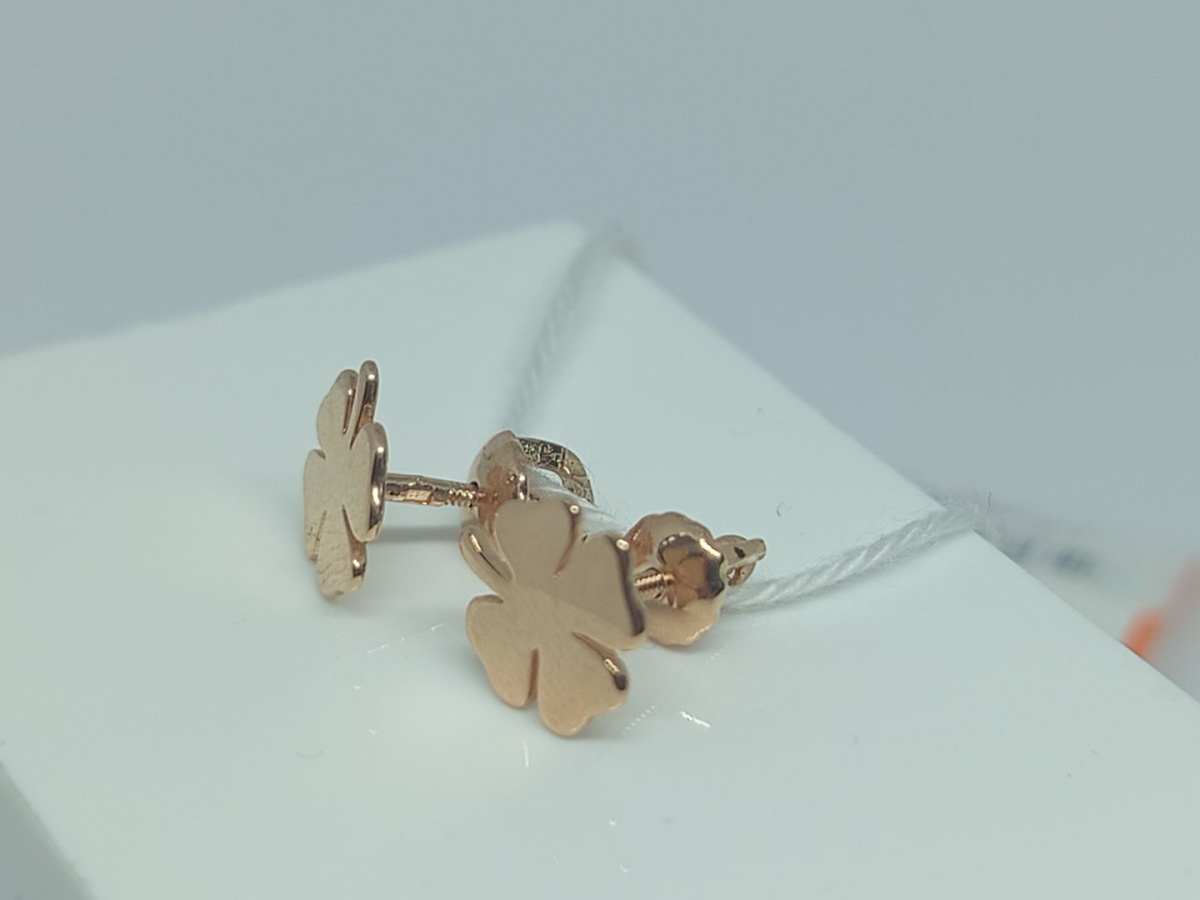 СПУС585 СЕРЬГИ ПУСЕТЫ (Au 585)