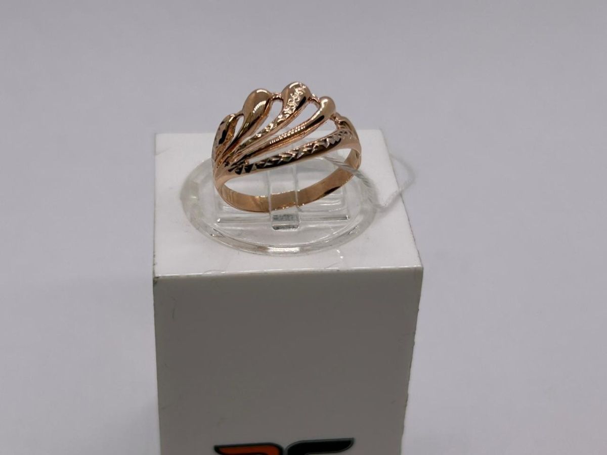 КОЛБКМ585 КОЛЬЦО БЕЗ КАМНЯ (Au 585)