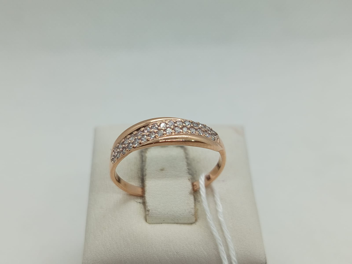 КОЛКМИ585 КОЛЬЦО С КАМНЯМИ (Au 585)