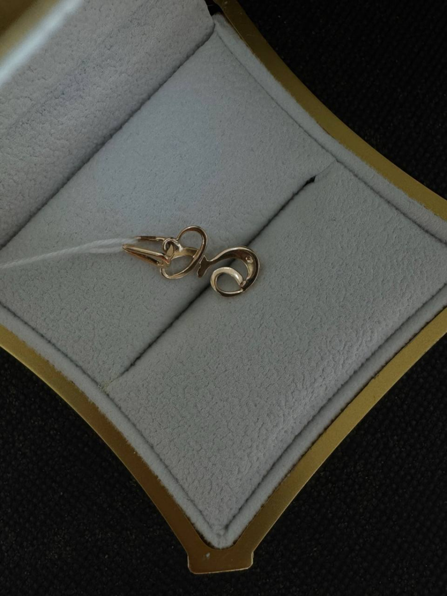 ПОДВЕСКА БУКВА Е Au 585