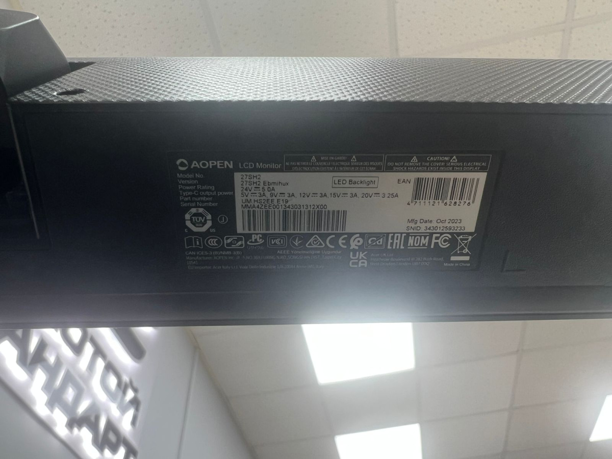 Монитор Aopen 27SH2U Ebmiphux