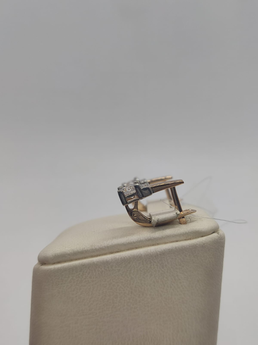 01-217237 СЕРЬГИ С КАМНЯМИ (Au 585)