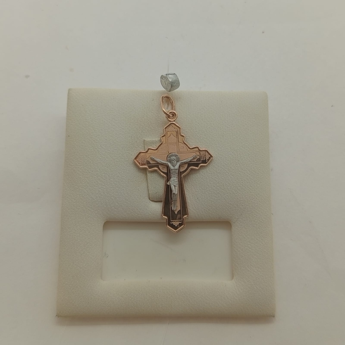 ПОДВЕСКА КРЕСТ без камня (Au 585)