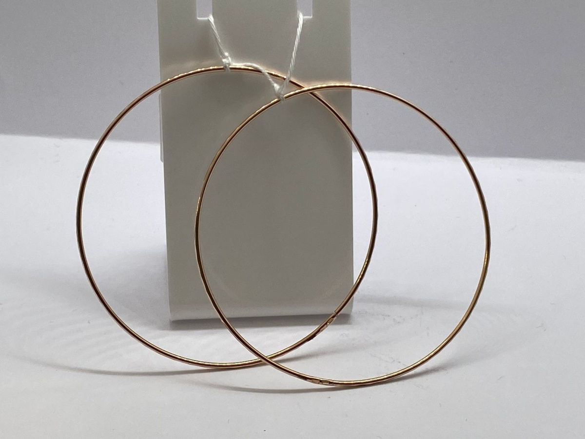 СКОН585 СЕРЬГИ КОНГО (Au 585)