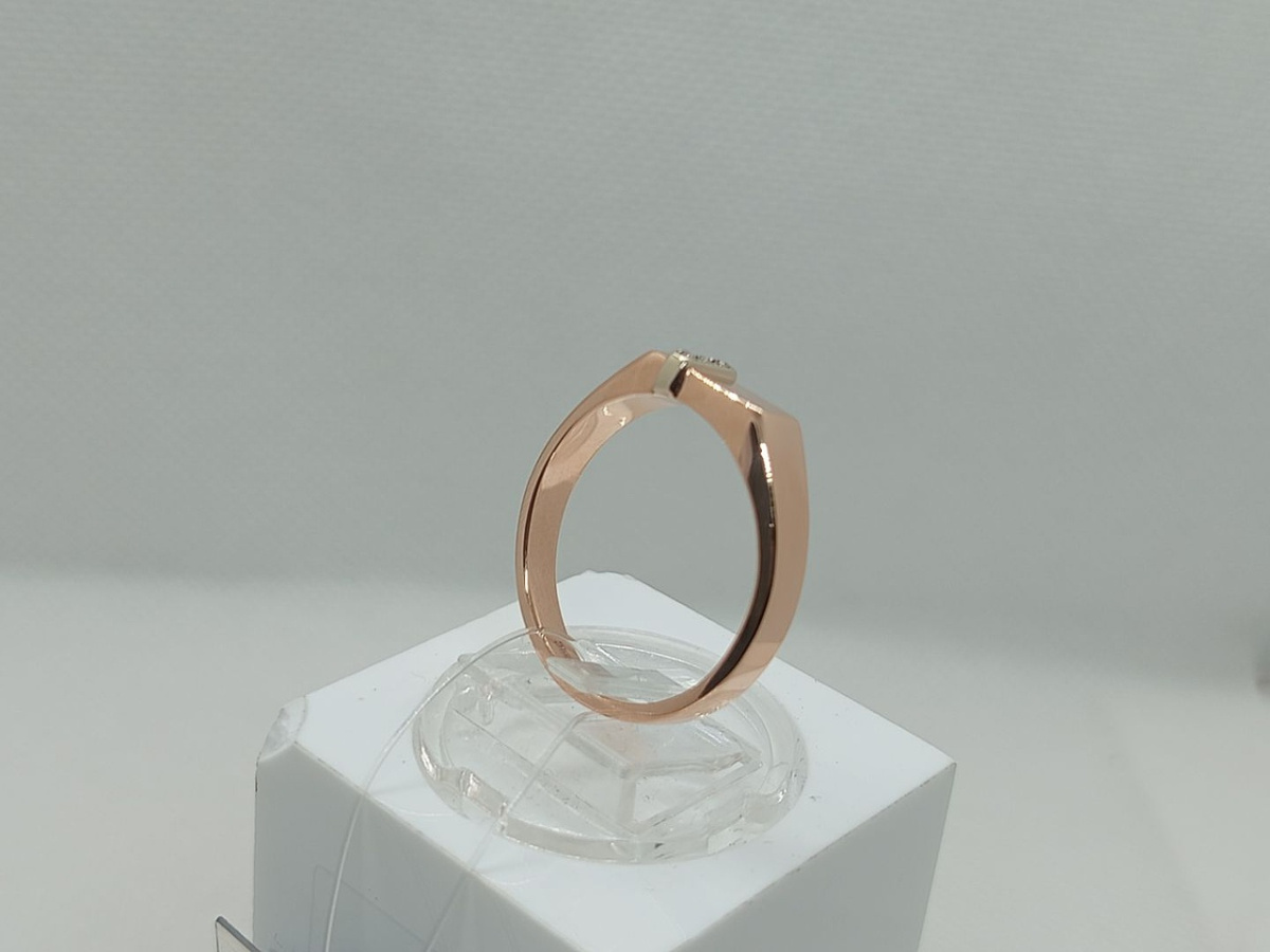 КОЛЬЦО ПЕЧАТКА с камнями (Au 585)