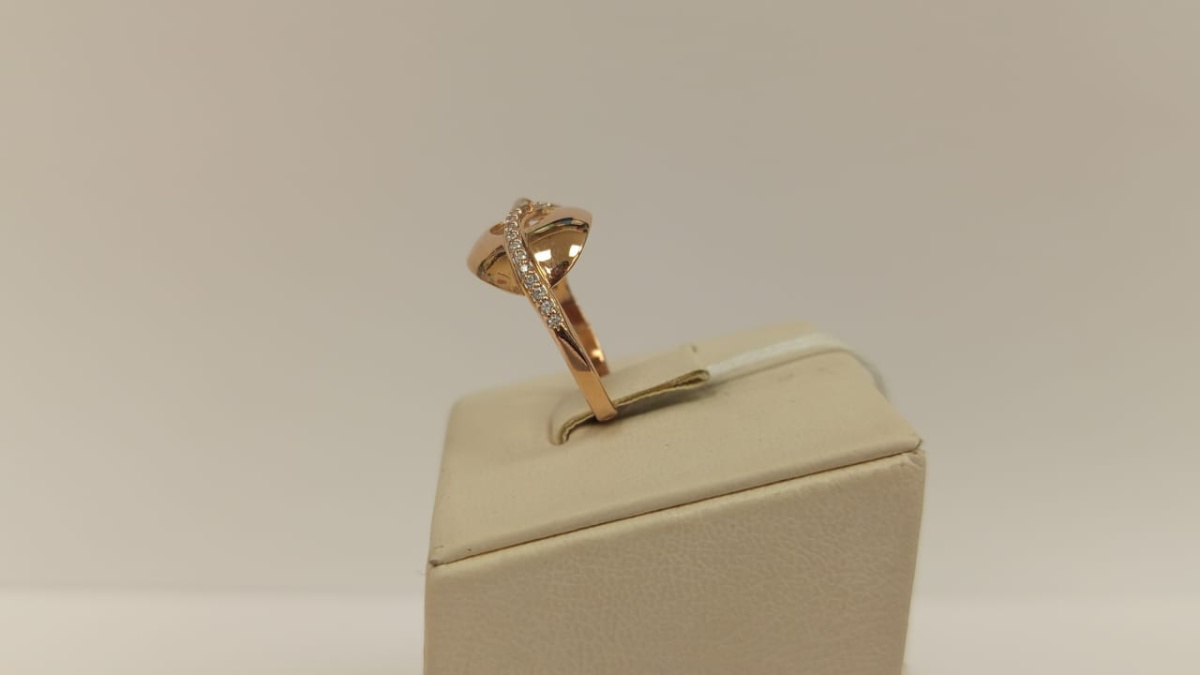 КОЛКМИ585 КОЛЬЦО С КАМНЯМИ (Au 585)