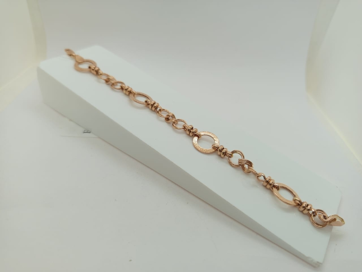 БРАСЛЕТ ПУСТОТЕЛЫЙ Фантазия (Au 585)