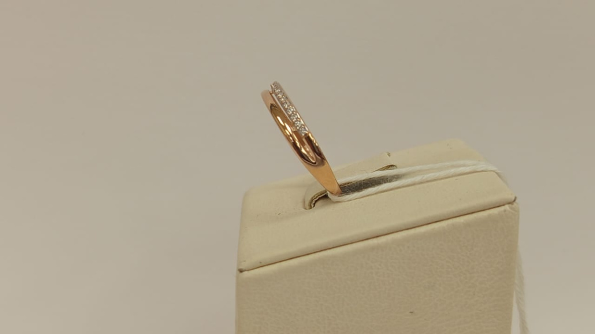 КОЛКМИ585 КОЛЬЦО С КАМНЯМИ (Au 585)