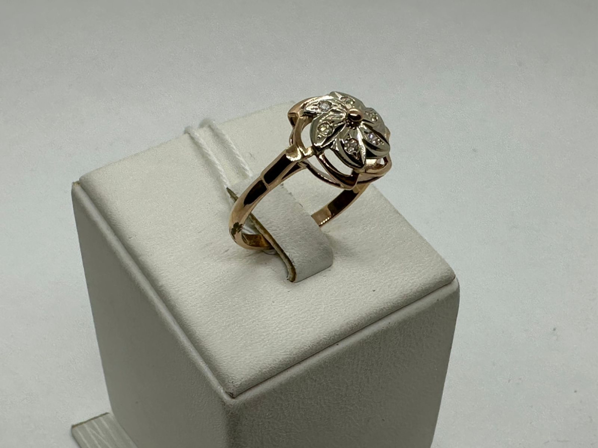 КОЛЬЦО БРИЛЛИАНТ Au 585