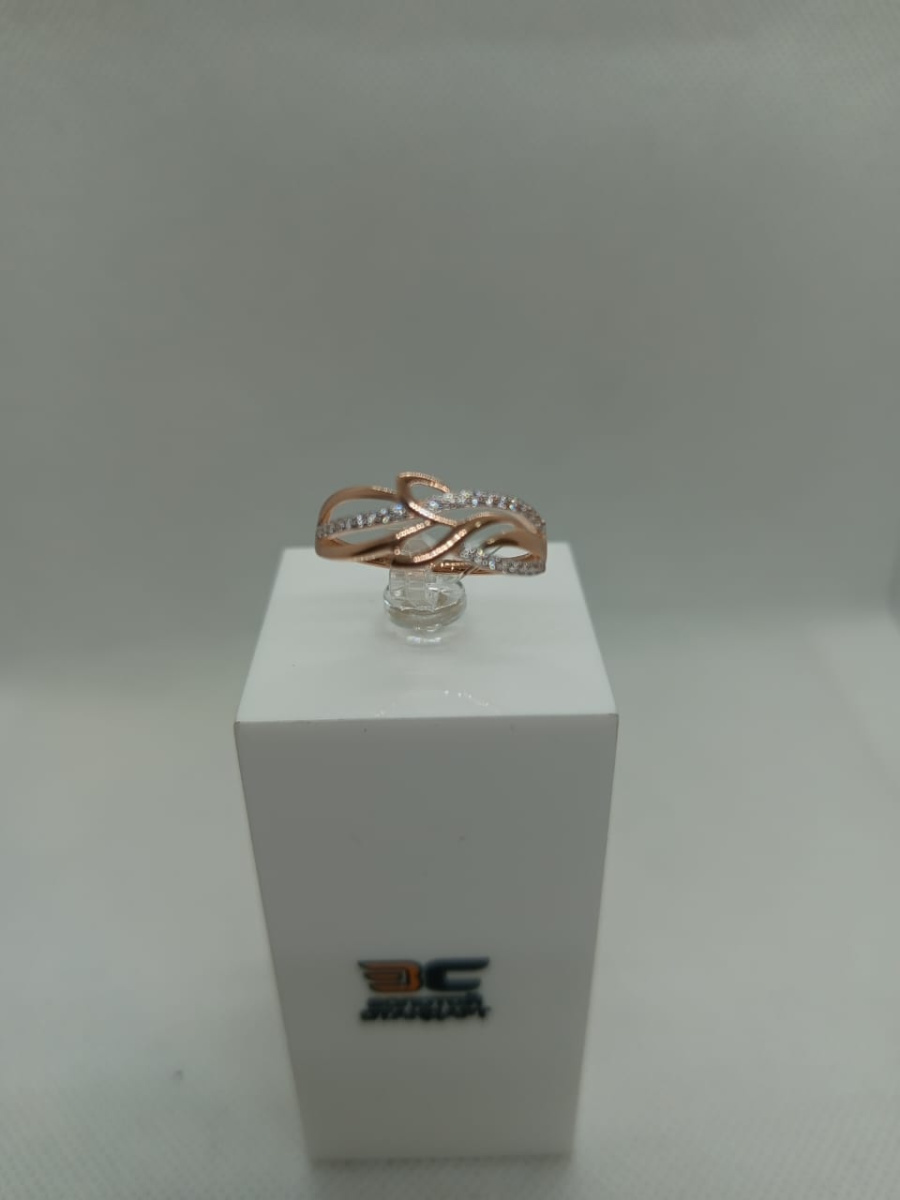 КОЛЬЦО С КАМНЯМИ (Au 585)