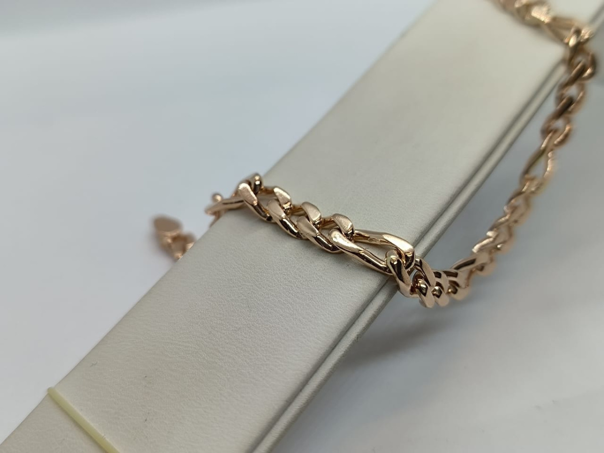 БРАСЛЕТ ПОЛНОВЕСНЫЙ Фигаро(картье) Au 585