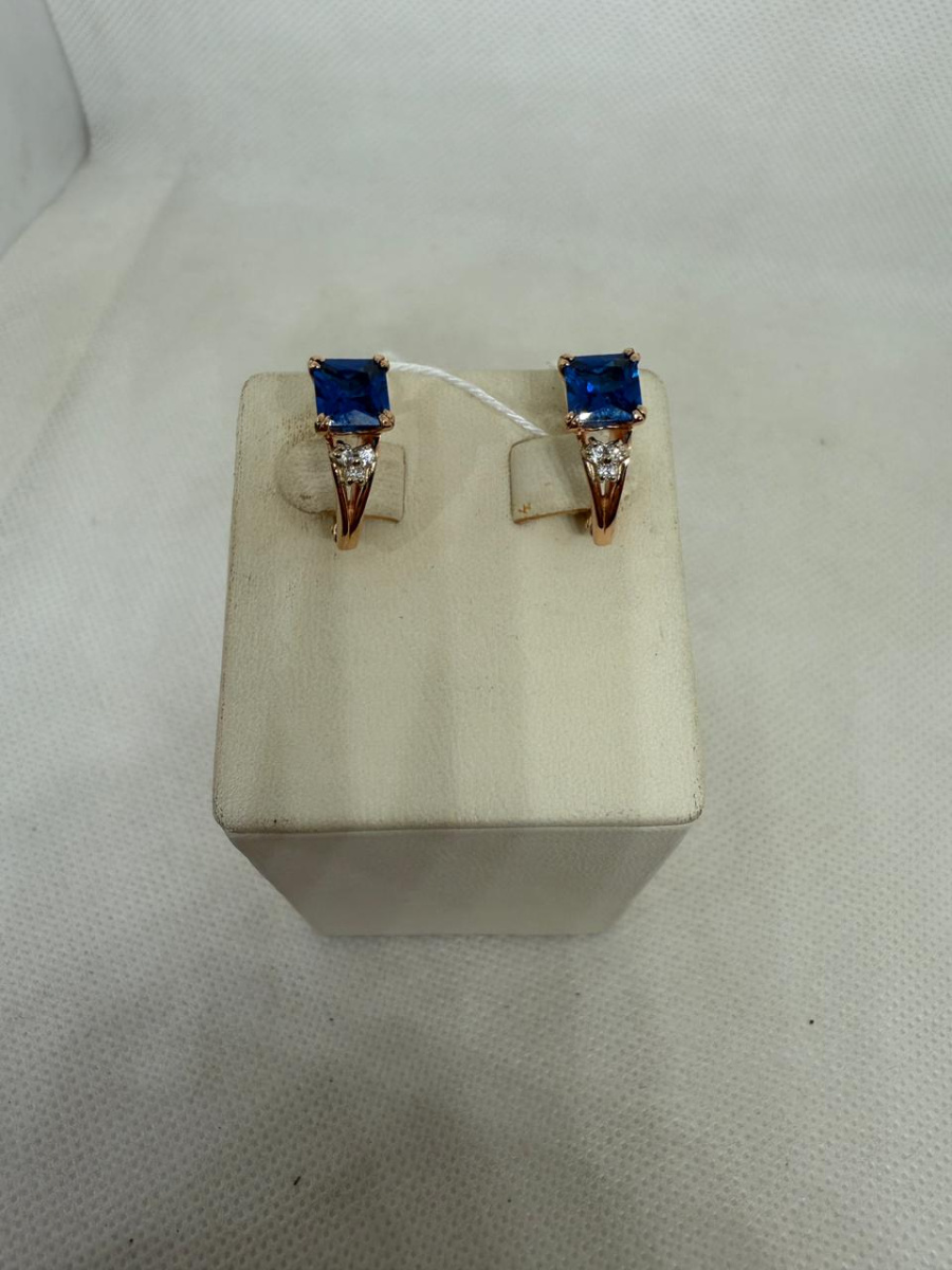 СКМИ585 СЕРЬГИ С КАМНЯМИ (Au 585) СКМИ585 СЕРЬГИ С КАМНЯМИ (Au 585)