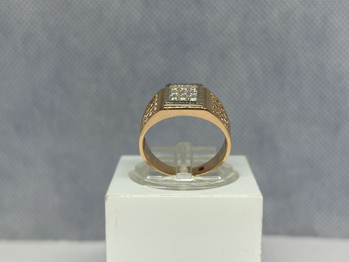 ПЕЧКМИ585 ПЕЧАТКА С КАМНЯМИ (Au 585)