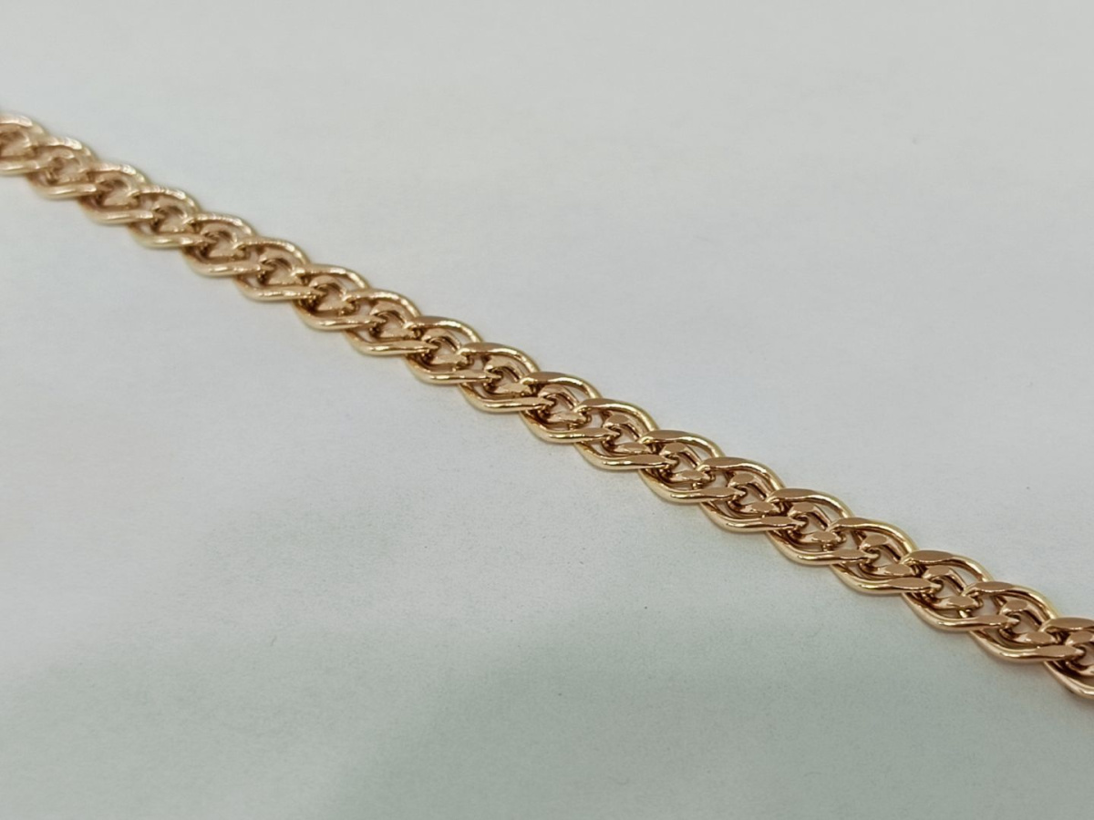 БРАСЛЕТ ПУСТОТЕЛЫЙ Лав Au 585