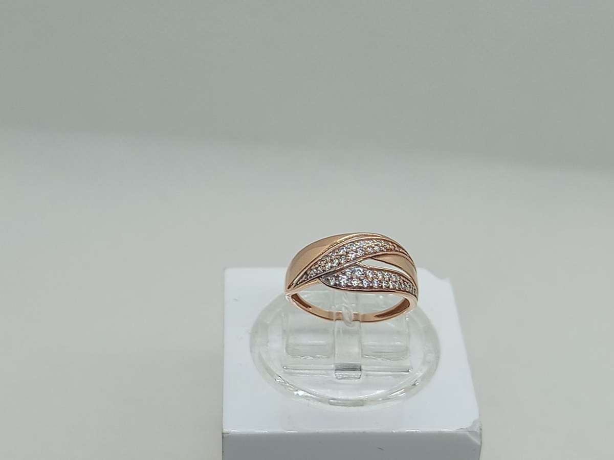 КОЛКМИ375 КОЛЬЦО С КАМНЯМИ (Au 375)