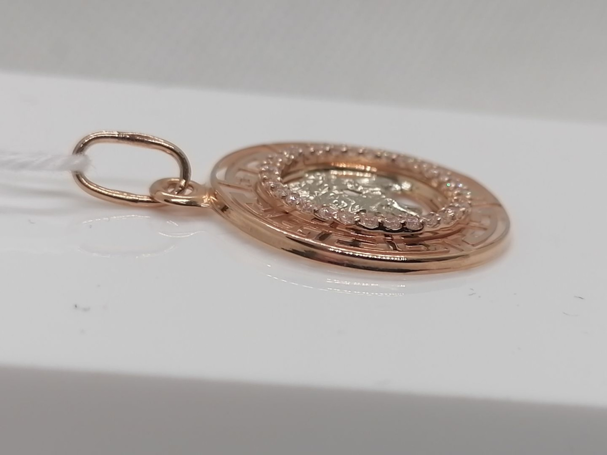 ПОДВЕСКА ЗНАК ЗОДИАКА БЛИЗНЕЦЫ Au 585 ПОДВЕСКА ЗНАК ЗОДИАКА БЛИЗНЕЦЫ Au 585
