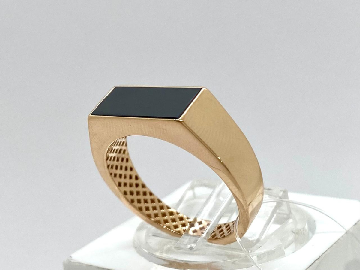 КОЛЬЦО ПЕЧАТКА с камнем (Au 585)