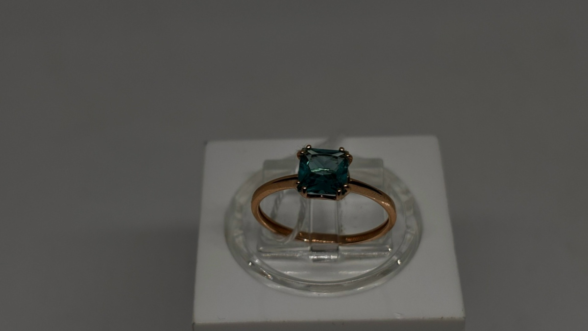 КОЛКМ585 КОЛЬЦО С КАМНЕМ (Au 585)