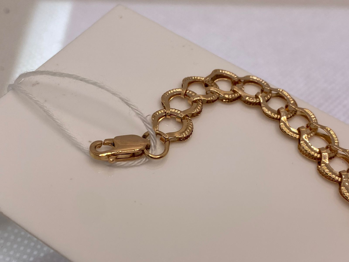 БРАСЛЕТ ПОЛНОВЕСНЫЙ Штамповка Au 585