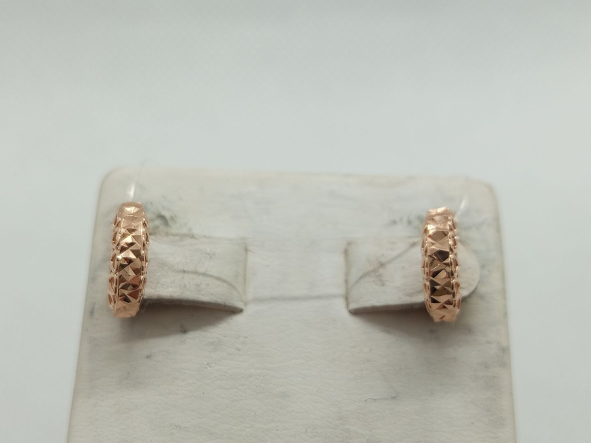 СЕРЬГИ БЕЗ КАМНЯ (Au 585)