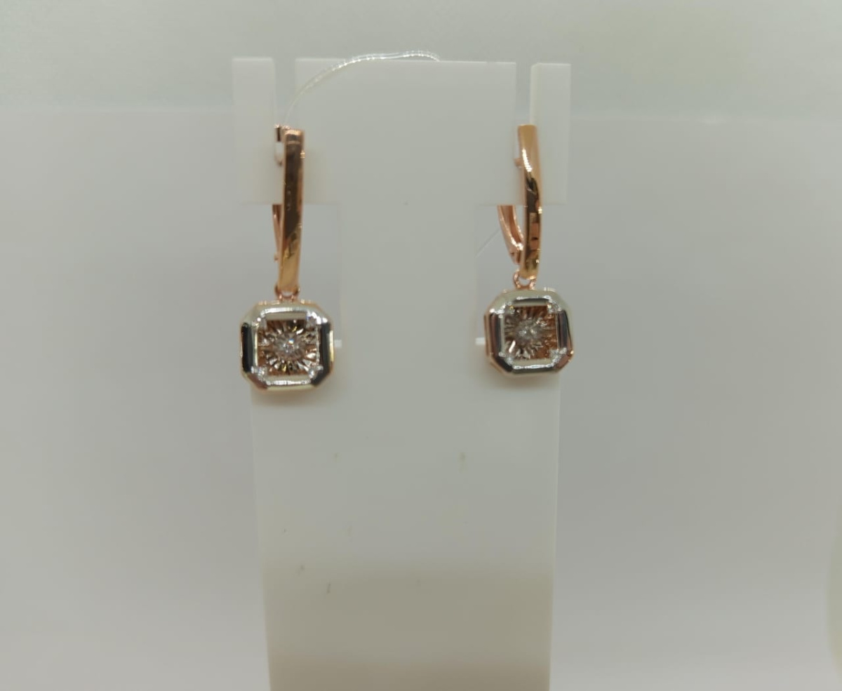 СЕРЬГИ БРИЛЛИАНТ (Au 585)