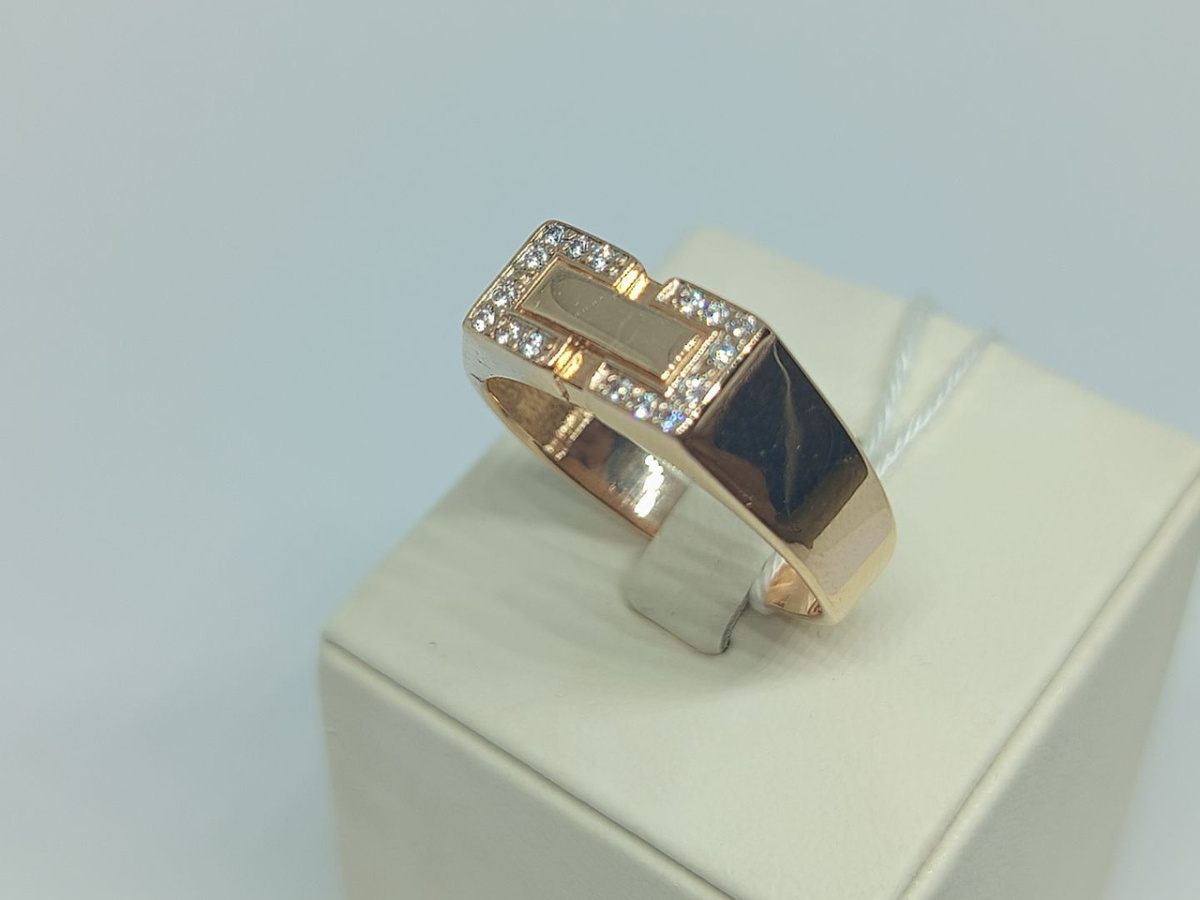 ПЕЧКМИ585 ПЕЧАТКА С КАМНЯМИ (Au 585)