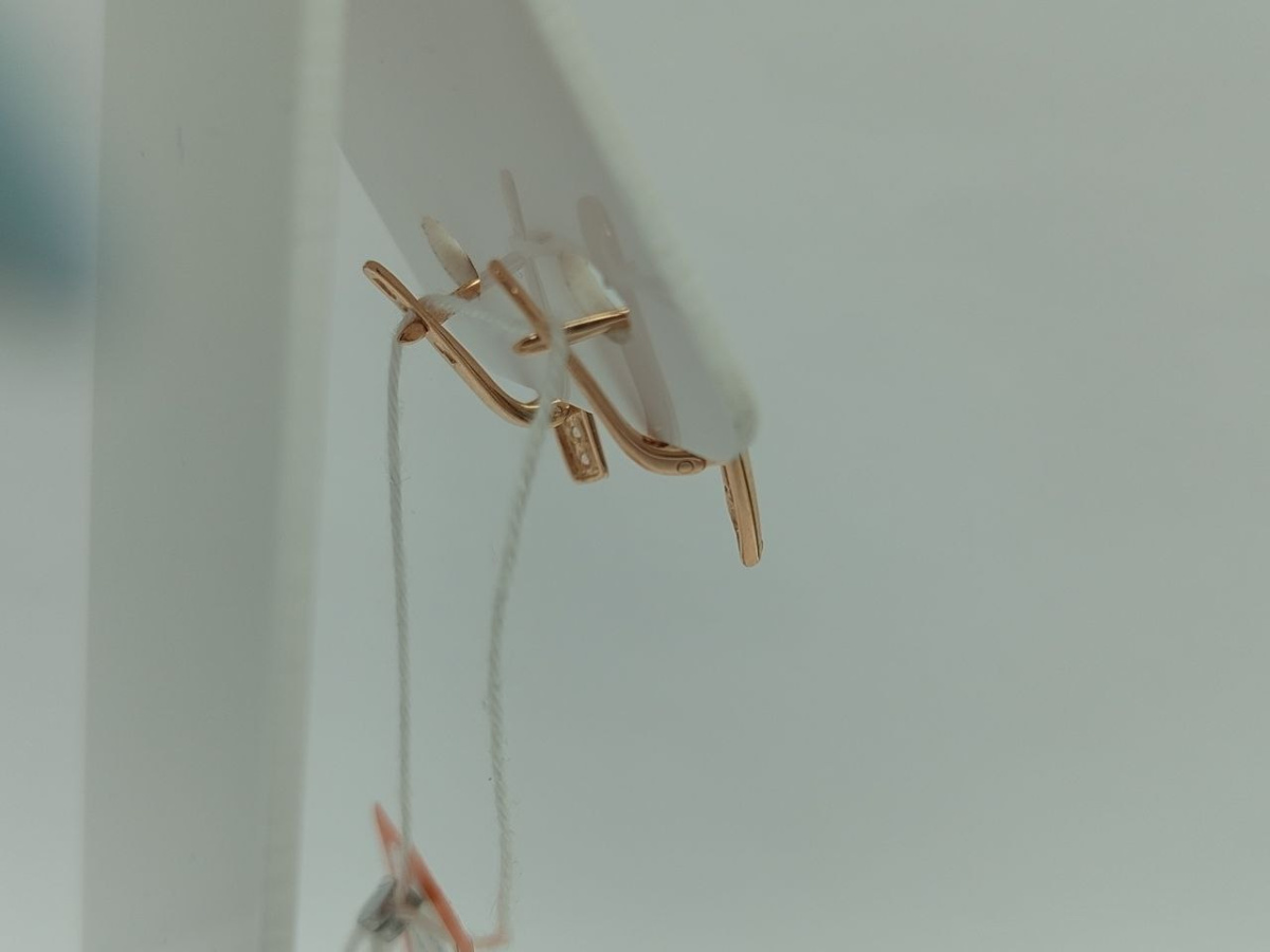 СЕРЬГИ С КАМНЯМИ (Au 585)