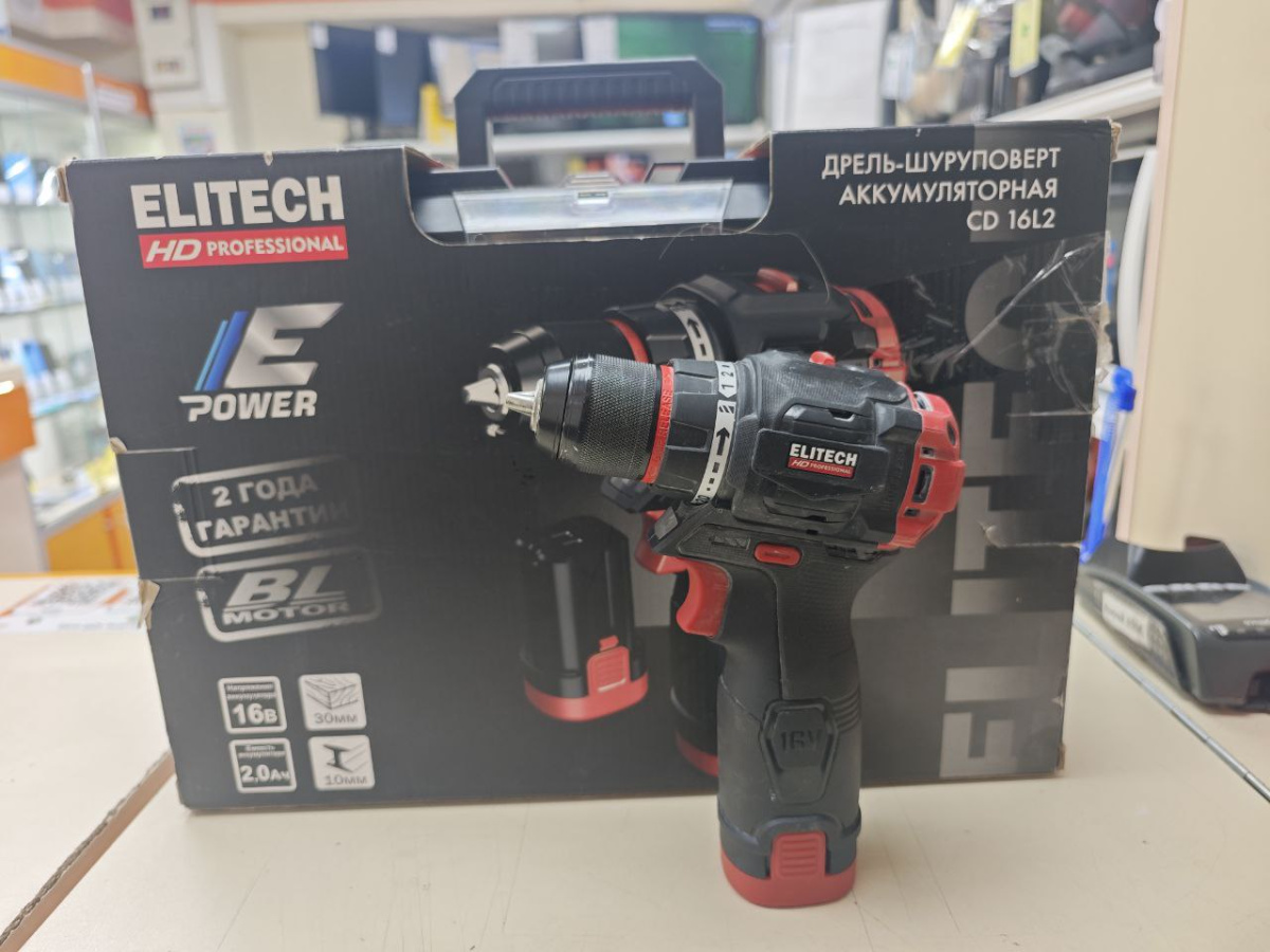Шуруповерт Elitech CD 16L2